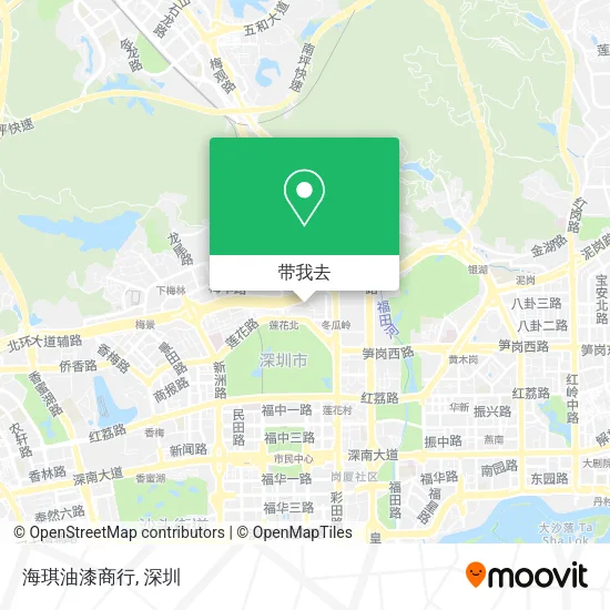 海琪油漆商行地图