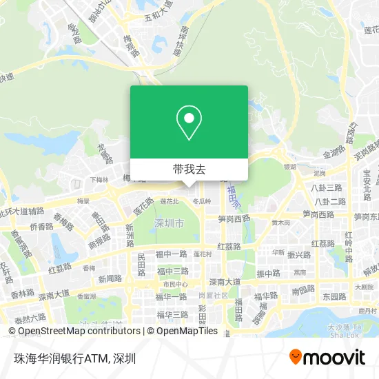 珠海华润银行ATM地图