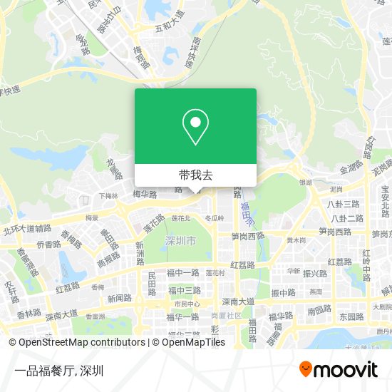 一品福餐厅地图