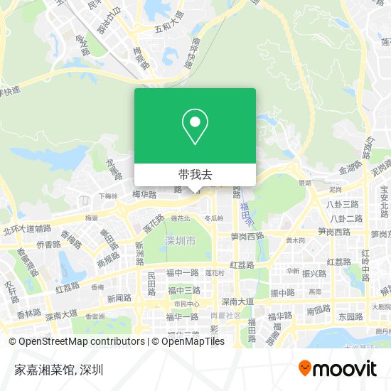 家嘉湘菜馆地图