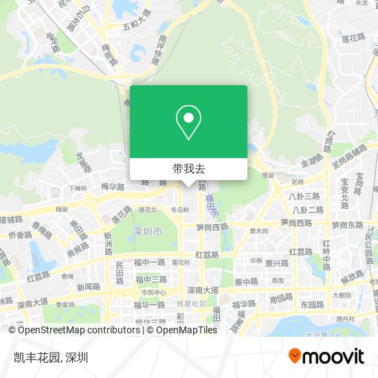 凯丰花园地图