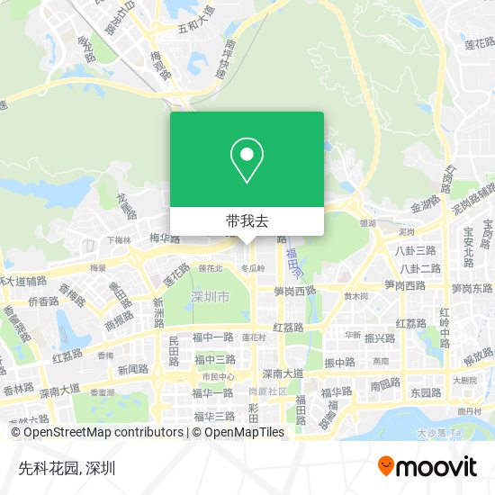 先科花园地图