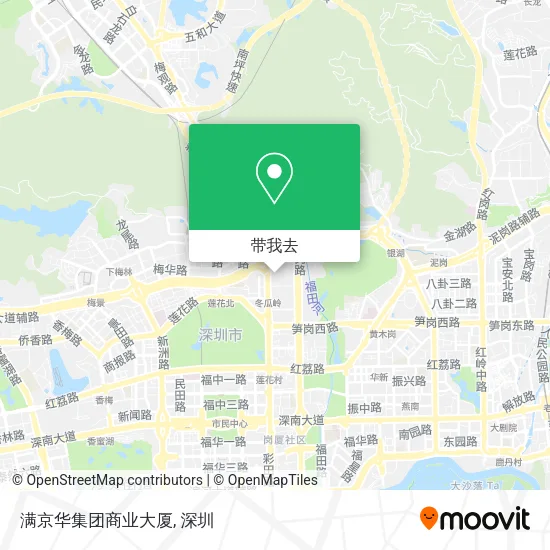 满京华集团商业大厦地图