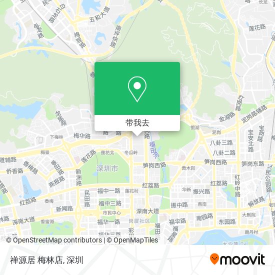 禅源居 梅林店地图