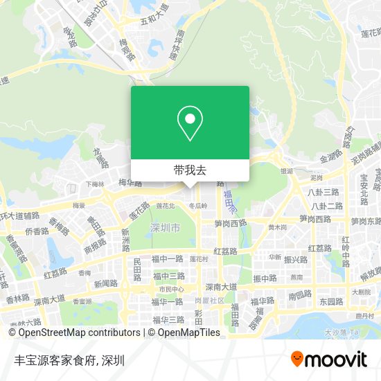 丰宝源客家食府地图