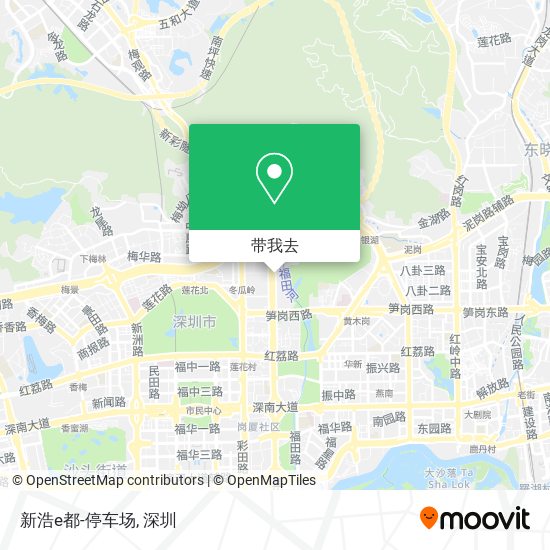 新浩e都-停车场地图