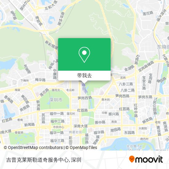 吉普克莱斯勒道奇服务中心地图