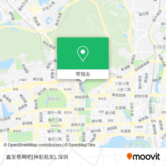 鑫至尊网吧(神彩苑东)地图
