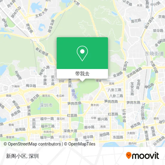 新阁小区地图