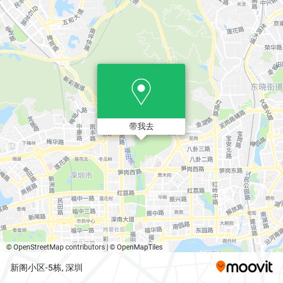 新阁小区-5栋地图