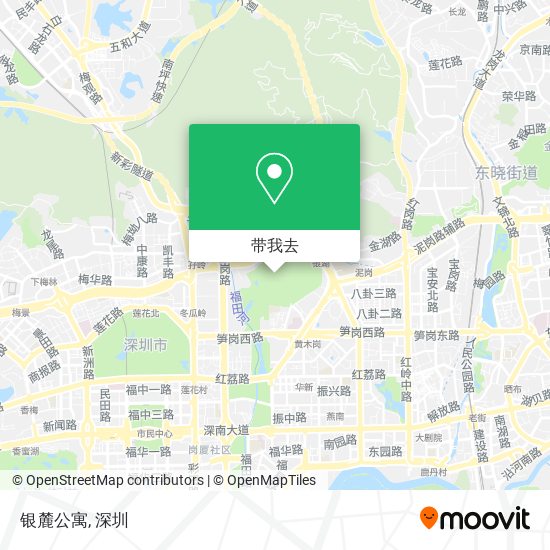 银麓公寓地图