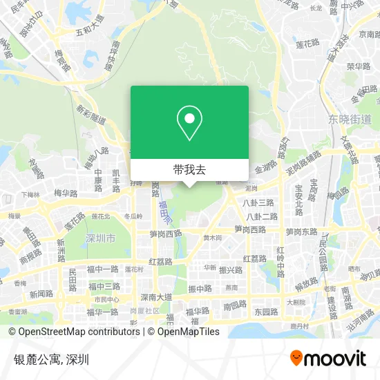 银麓公寓地图