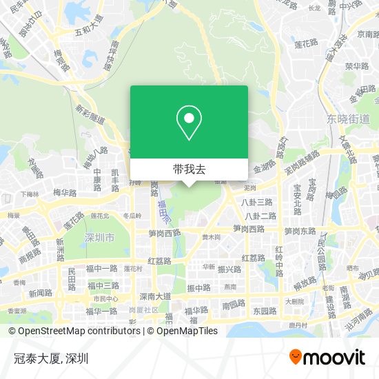 冠泰大厦地图