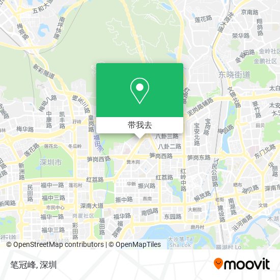 笔冠峰地图