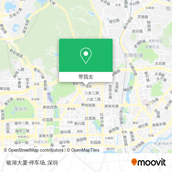 银湖大厦-停车场地图