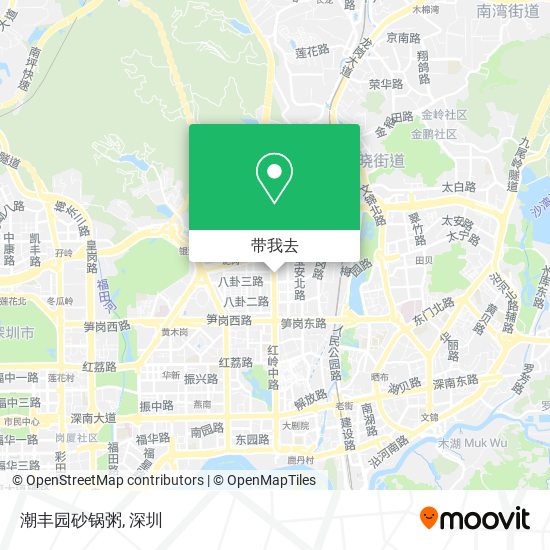 潮丰园砂锅粥地图