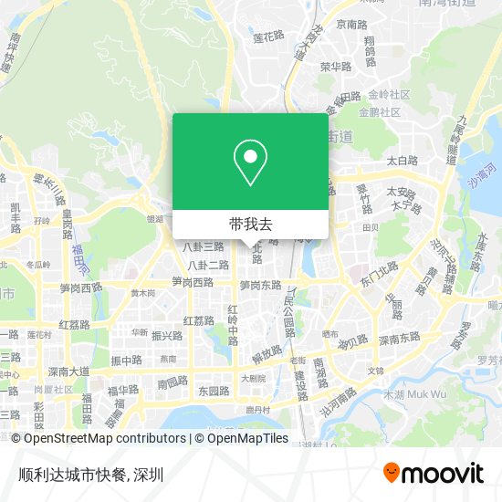 顺利达城市快餐地图