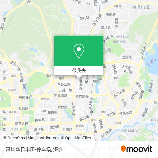 深圳华日丰田-停车场地图