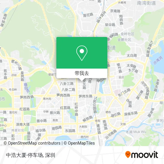 中浩大厦-停车场地图