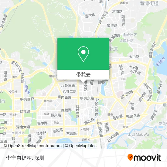 李宁自提柜地图