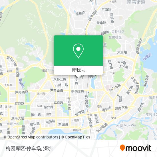 梅园库区-停车场地图