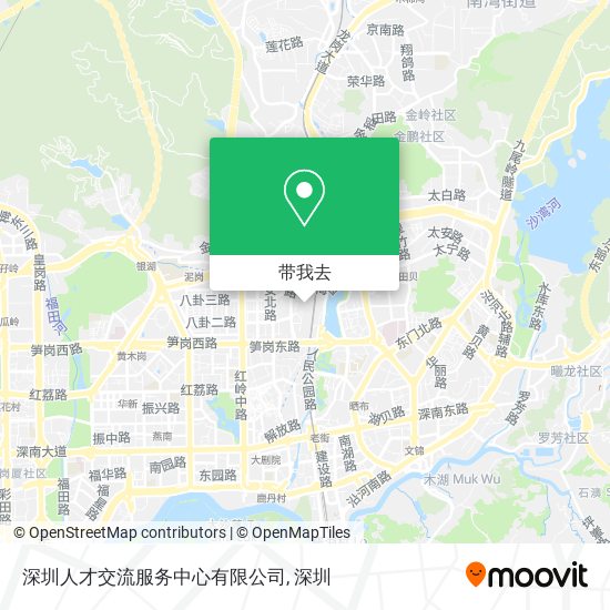 深圳人才交流服务中心有限公司地图