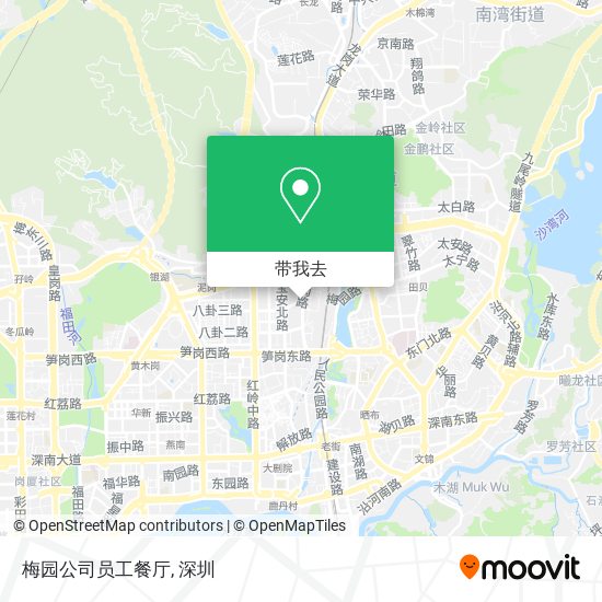 梅园公司员工餐厅地图