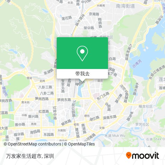 万发家生活超市地图