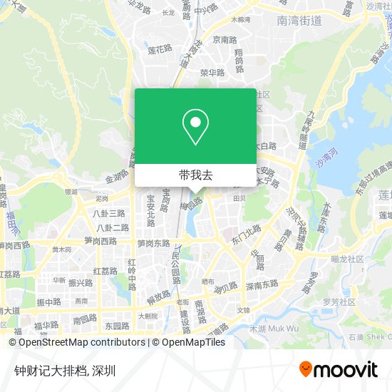 钟财记大排档地图