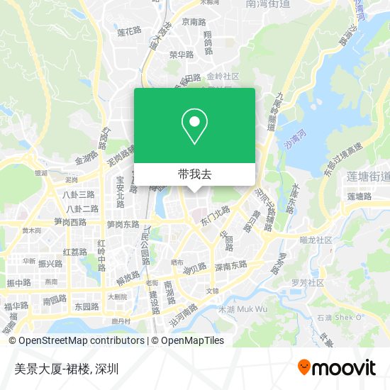 美景大厦-裙楼地图