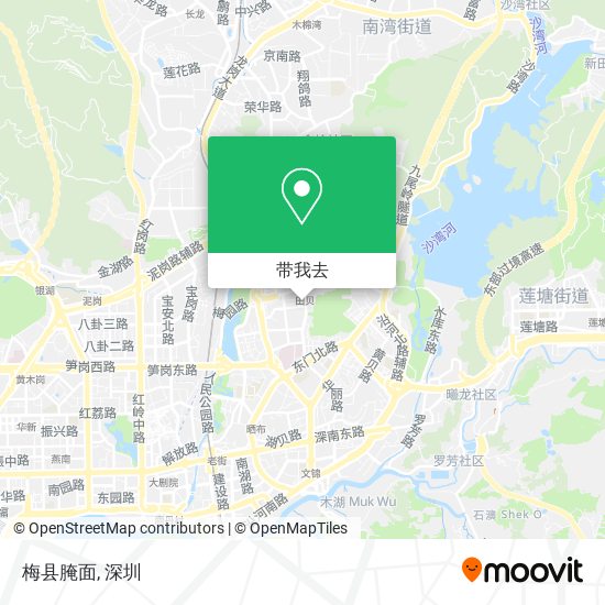 梅县腌面地图