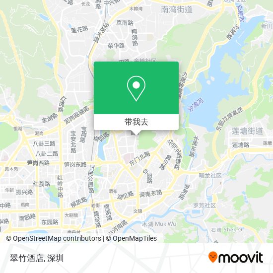 翠竹酒店地图