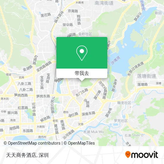 天天商务酒店地图