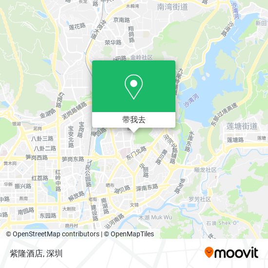紫隆酒店地图