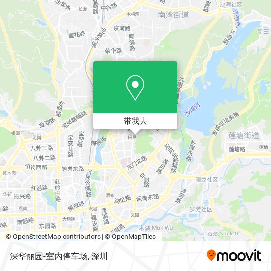 深华丽园-室内停车场地图