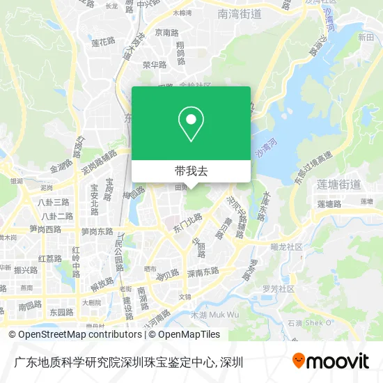 广东地质科学研究院深圳珠宝鉴定中心地图
