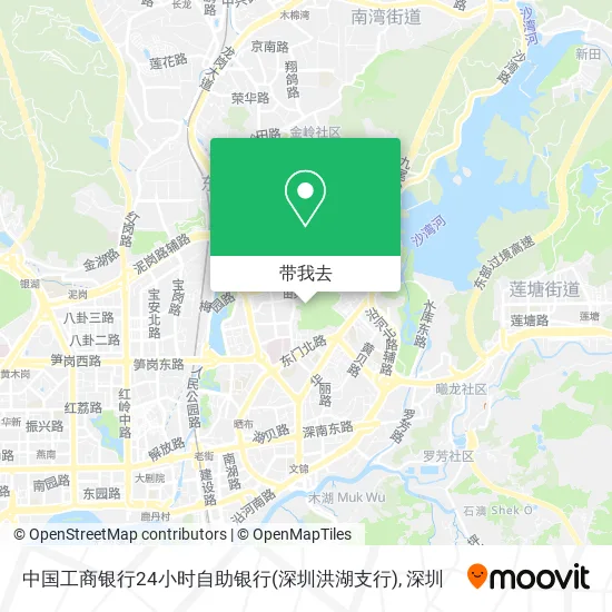 中国工商银行24小时自助银行(深圳洪湖支行)地图