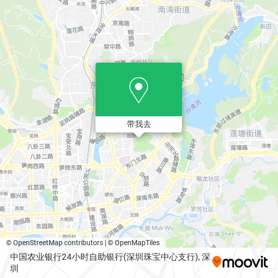 中国农业银行24小时自助银行(深圳珠宝中心支行)地图