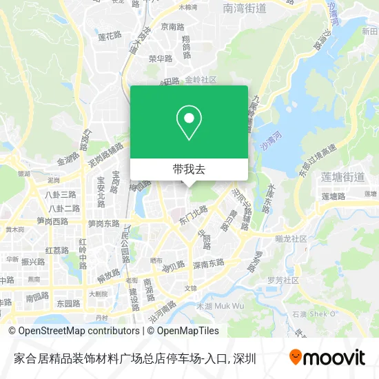 家合居精品装饰材料广场总店停车场-入口地图