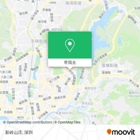 新岭山庄地图