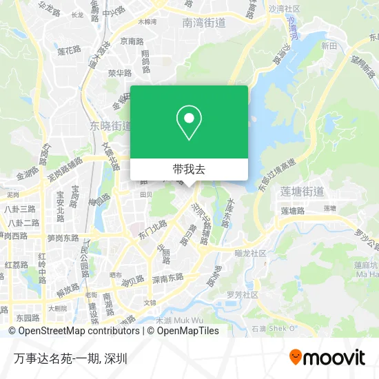 万事达名苑-一期地图