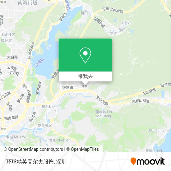 环球精英高尔夫服饰地图