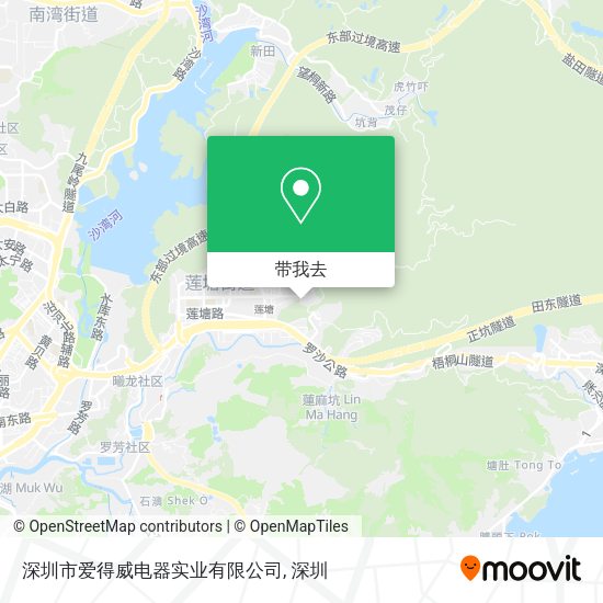深圳市爱得威电器实业有限公司地图