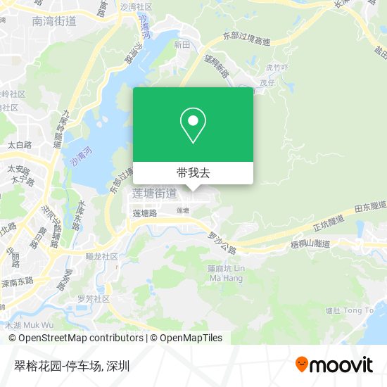 翠榕花园-停车场地图