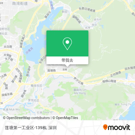 莲塘第一工业区-139栋地图
