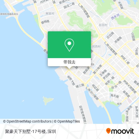 聚豪天下别墅-17号楼地图