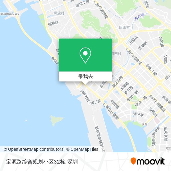 宝源路综合规划小区32栋地图