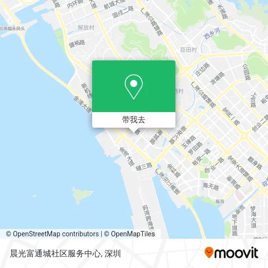 晨光富通城社区服务中心地图