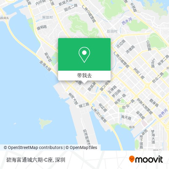 碧海富通城六期-C座地图