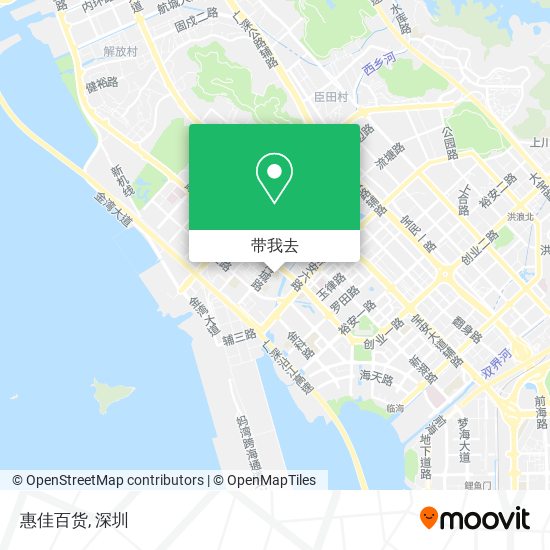 惠佳百货地图